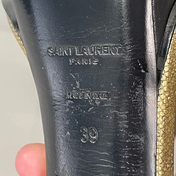 ⛔️SOLD⛔️AUTHENTIC SAINT LAURENT HEELS - Picture 10 of 11